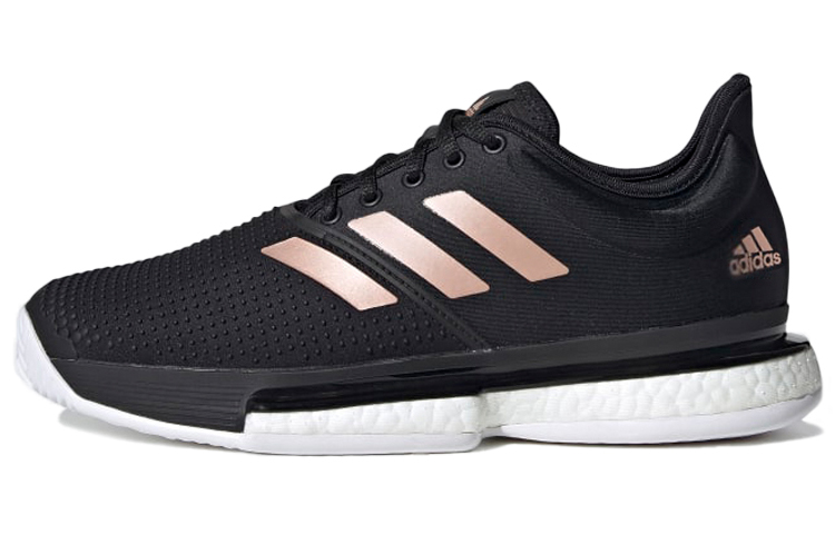 (Women) adidas SoleCourt 'Black Copper Metallic' FU8133