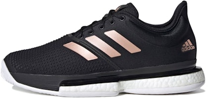 (Women) adidas SoleCourt 'Black Copper Metallic' FU8133