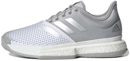 (Women) adidas Solecourt 'White Grey' G55571 (Women) adidas Solecourt 'White Grey' G55571