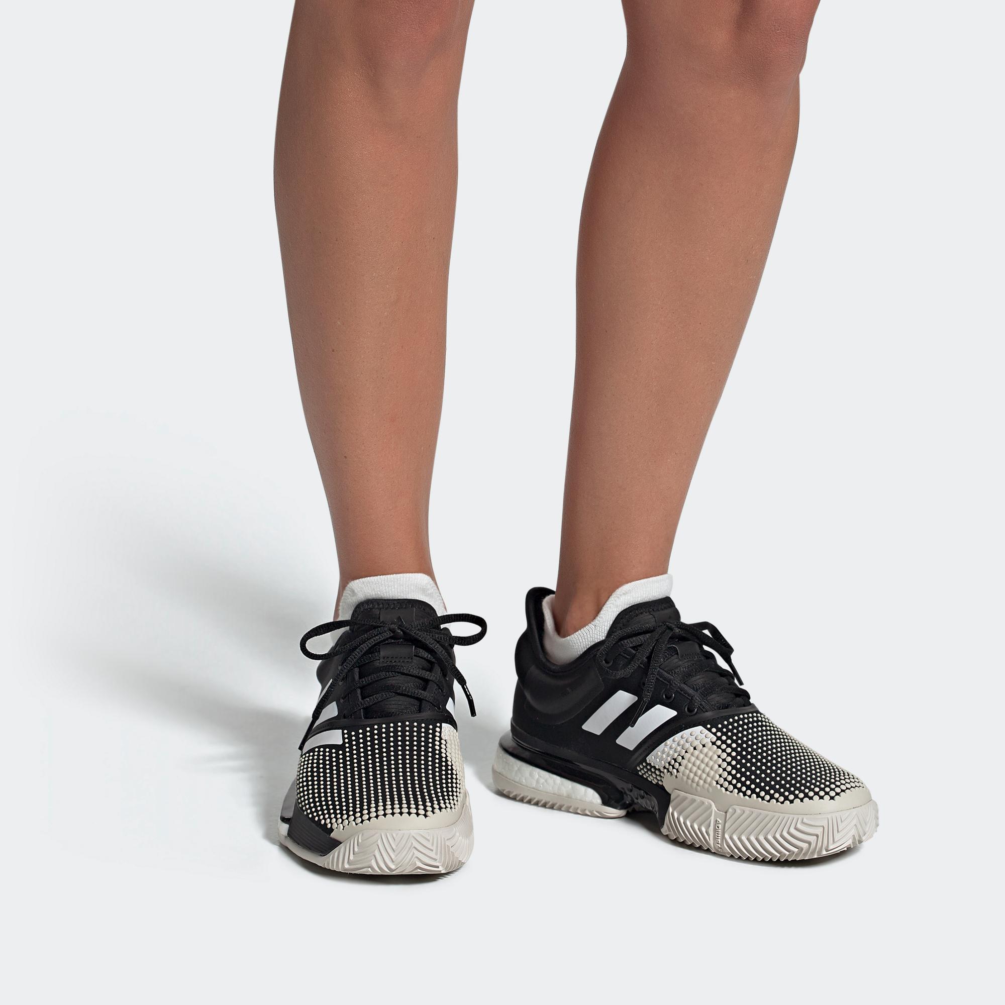 Details for (W) adidas Solecourt Clay ''Kohle Schwarz'' G26305