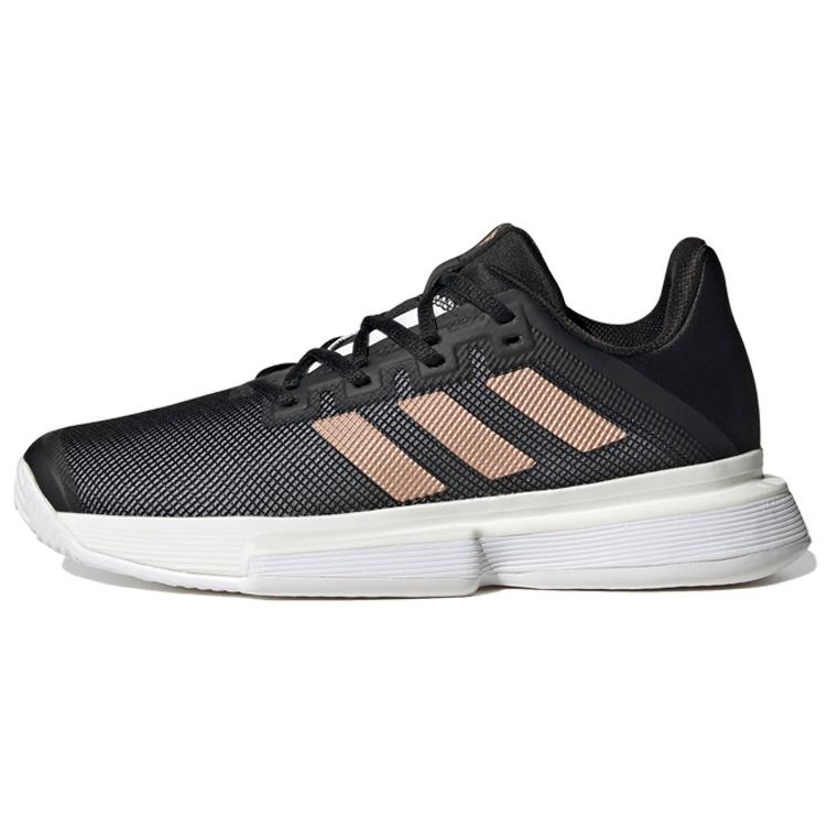 (Women) adidas Solematch Bounce Hard Court 'Black White' FU8125