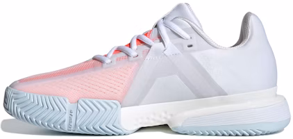 (Women) adidas Solematch Bounce Hard Court 'White Pink' FU8126 (Women) adidas Solematch Bounce Hard Court 'White Pink' FU8126