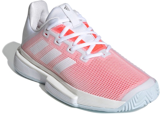(W) 아디다스 솔매치 바운스 HC 화이트핑크 (Adidas Solmatch Bounce HC White Pink) FU8126 Lookbook (W) 아디다스 솔매치 바운스 HC 화이트핑크 (Adidas Solmatch Bounce HC White Pink) FU8126