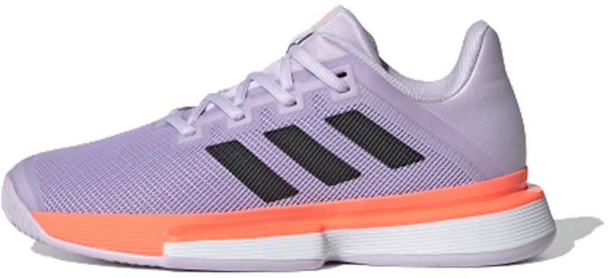 (W) 阿迪达斯 SoleMatch Bounce HC '淡紫色 信号珊瑚' EG2218 Buy (W) 阿迪达斯 SoleMatch Bounce HC '淡紫色 信号珊瑚' EG2218