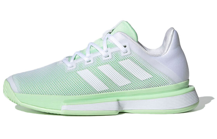 (Women) adidas Solematch Bounce White/Green G26790