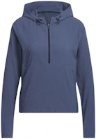 (Women) adidas Solid Half-Zip Pullover Jacket Collegiate Navy HS8971 (Women) adidas Solid Half-Zip Pullover Jacket Collegiate Navy HS8971