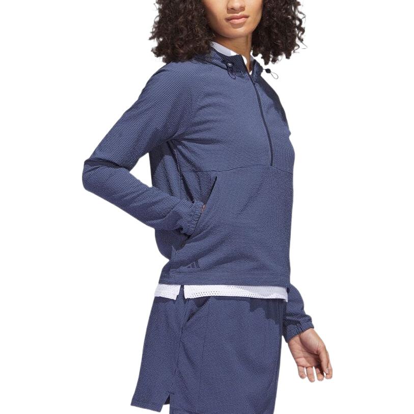 Purchase (W) adidas 海軍藍半拉鏈套頭外套 HS8971