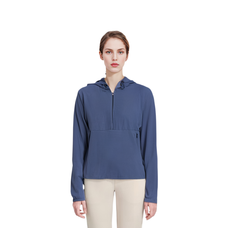 Details for (W) adidas 海軍藍半拉鏈套頭外套 HS8971