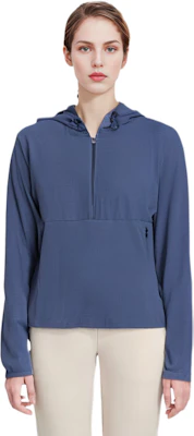 (W) adidas 海軍藍半拉鏈套頭外套 HS8971 Details for (W) adidas 海軍藍半拉鏈套頭外套 HS8971