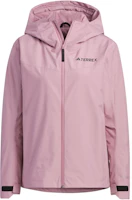 (Women) adidas Solid Logo Hooded Waterproof Windbreaker - Mystic Purple Pink IL8905 (Women) adidas Solid Logo Hooded Waterproof Windbreaker - Mystic Purple Pink IL8905
