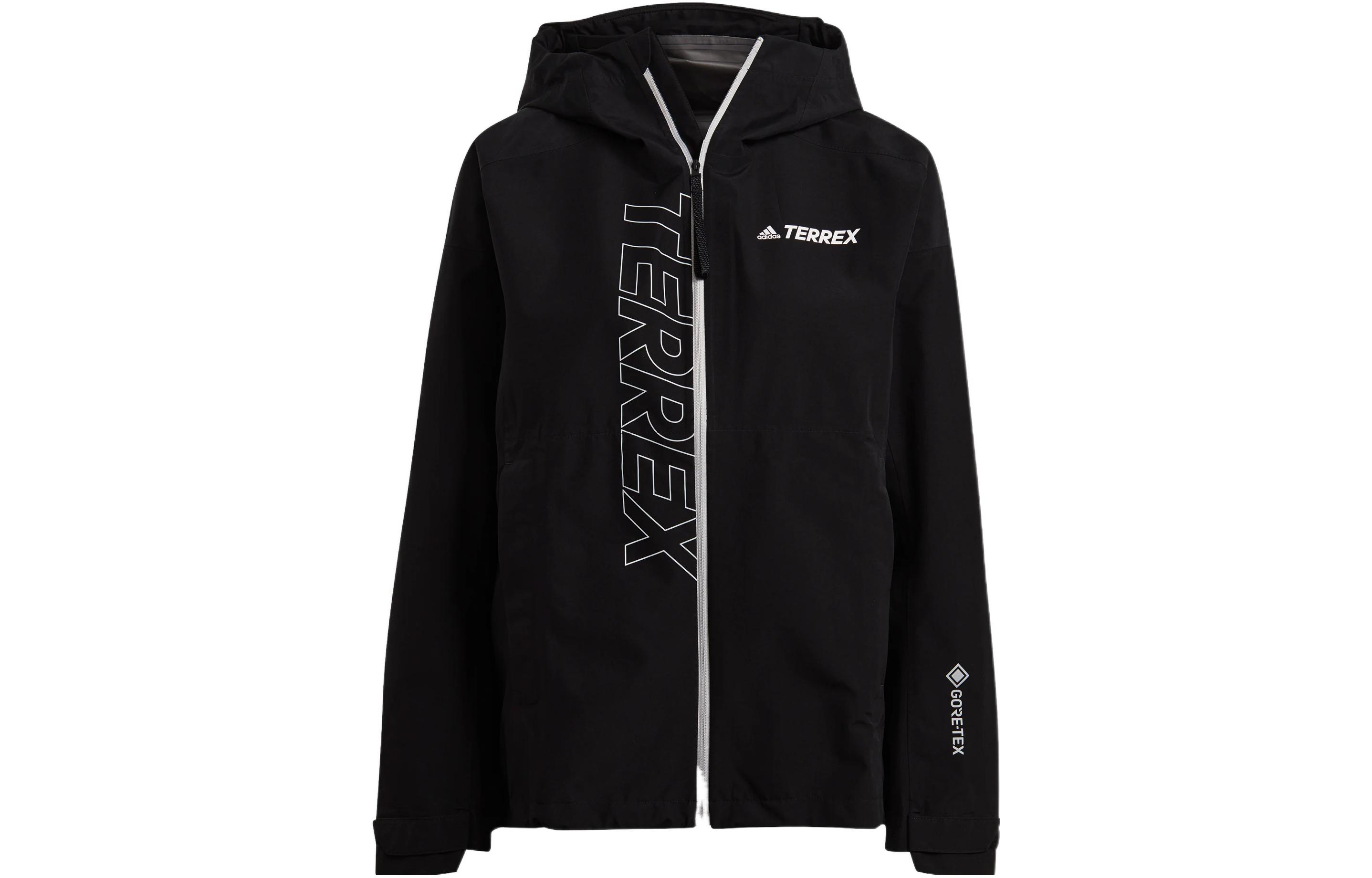 (Women) adidas Solid Logo Print Long Sleeve Hoodie Jacket - Black GM4807 圖 2