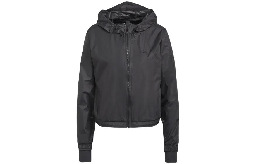 Order (Women) adidas Solid Logo Zip Hoodie Jacket Black H59070