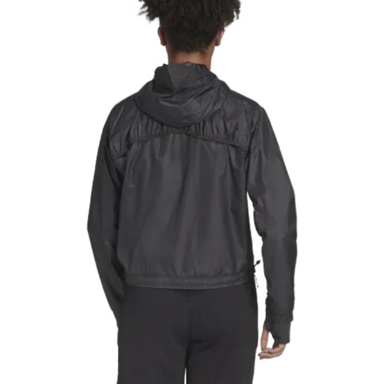 Shop (Women) adidas Solid Logo Zip Hoodie Jacket Black H59070