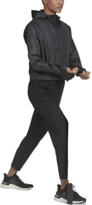 (Women) adidas Solid Logo Zip Hoodie Jacket Black H59070 Purchase (Women) adidas Solid Logo Zip Hoodie Jacket Black H59070