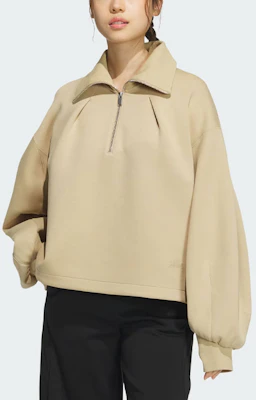 (W) adidas Spacer 1/2拉鍊運動上衣 輕卡其色套頭衫 JJ3796 Lookbook (W) adidas Spacer 1/2拉鍊運動上衣 輕卡其色套頭衫 JJ3796