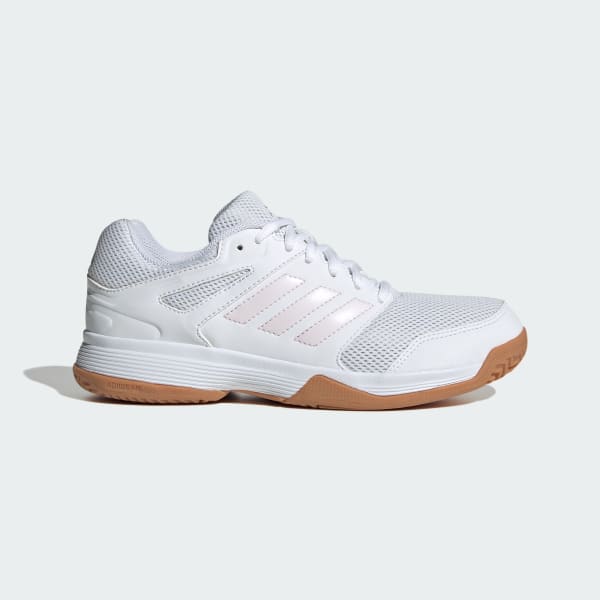 (Women) Adidas Speedcourt Indoor Cloud White/Distilled Pink/Core Black KK2067