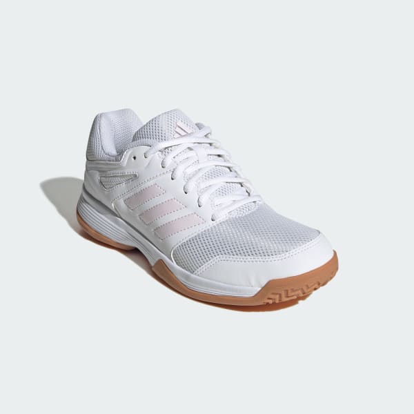 Shop (W) Adidas Speedcourt 室內鞋 白色/粉紅/黑色 KK2067