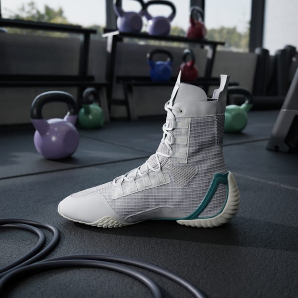 Adidas Spidex 23 Cloud White/Grey Three/Powder Teal 圖 7