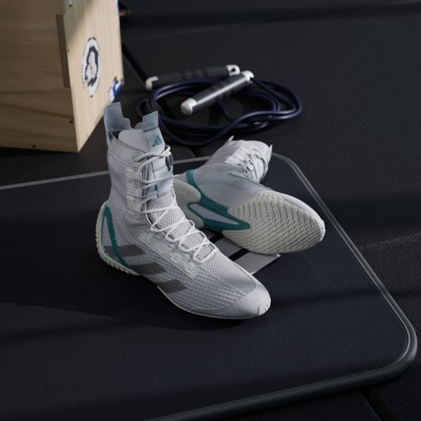 Adidas Spidex 23 Cloud White/Grey Three/Powder Teal 圖 8