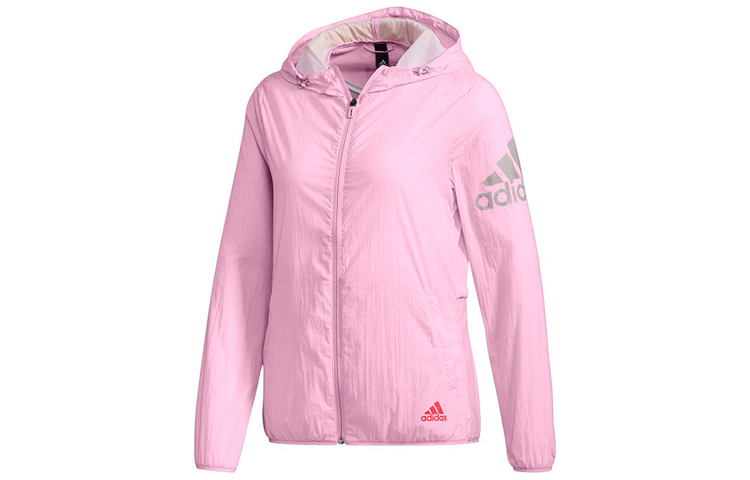 (Women) adidas Sporty Comfort Grid Jacket - Pink FJ1110