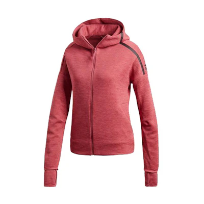 (Women) adidas Sporty Knit Jacket in Burgundy Purple CW5745