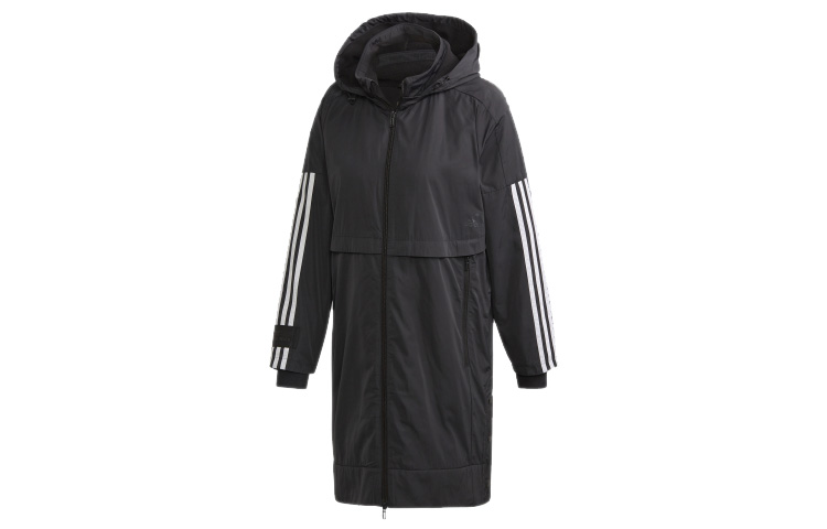(Women) adidas Sporty Style Woven Slim Fit Jacket - Black FT1758