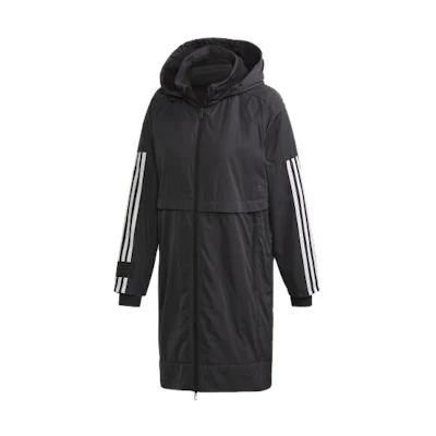 (Women) adidas Sporty Style Woven Slim Fit Jacket - Black FT1758
