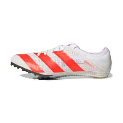 (W) adidas Sprintstar Spikes 'White Solar Red'