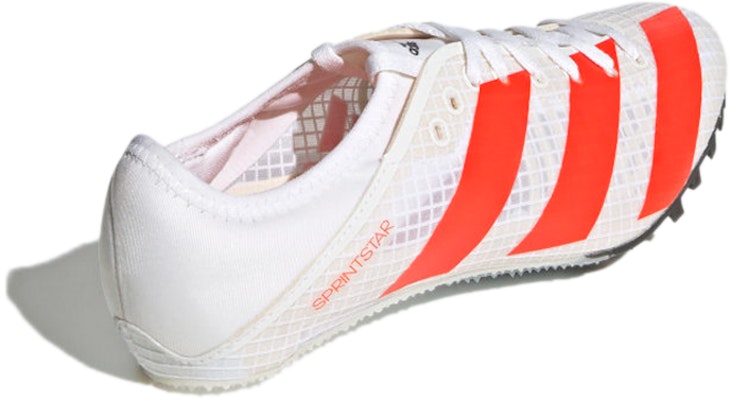 (Women) adidas Sprintstar Spikes 'White Solar Red' FY4121 Shop (Women) adidas Sprintstar Spikes 'White Solar Red' FY4121