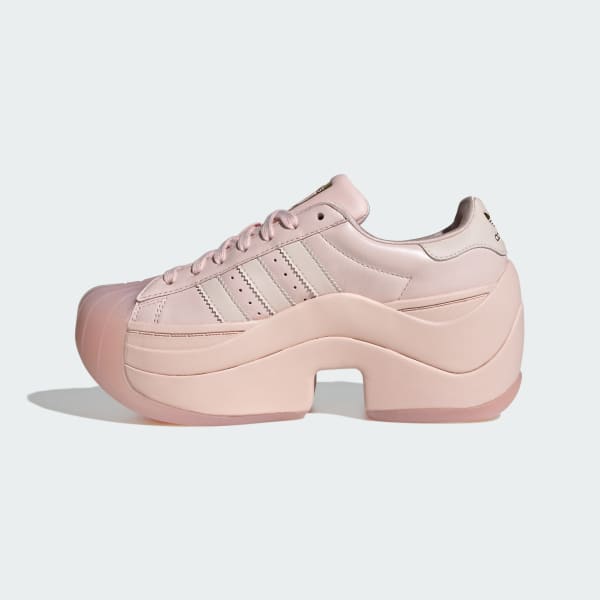 Sizing (Women) adidas SST Bold / Superstar Bold Sneakers Sandy Pink/Wonder Quartz/Gold Metallic IH4518