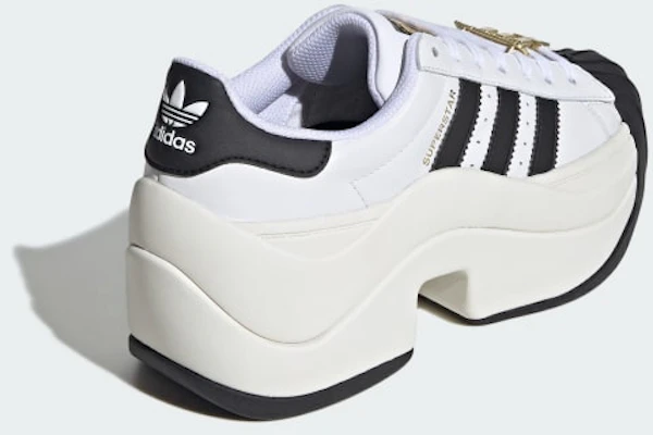 (W) Adidas SST BOLD Baskets Blanc Nuage/Blanc Cassé/Noir Core JR9895 Details for (W) Adidas SST BOLD Baskets Blanc Nuage/Blanc Cassé/Noir Core JR9895