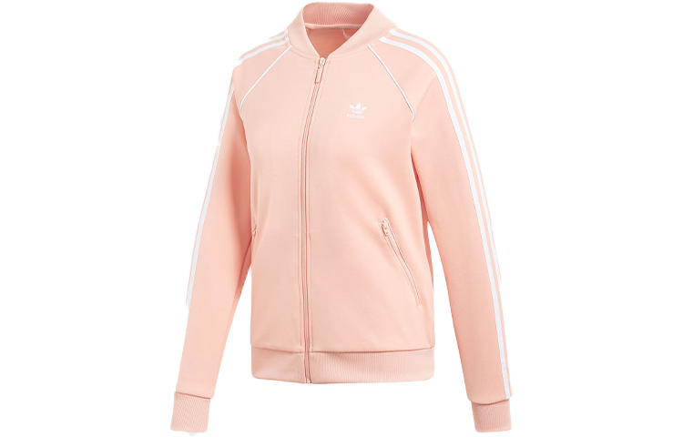 (Women) adidas SST Superstar Pink Track Jacket Long Sleeve Sportswear DV2635