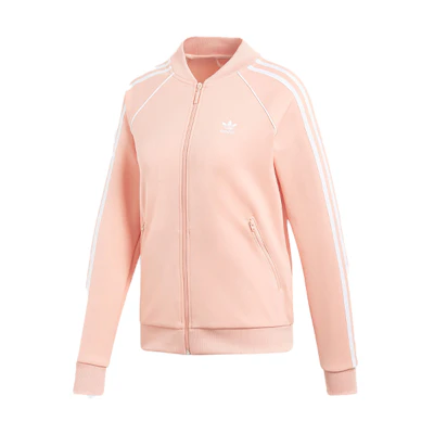 (Women) adidas SST Superstar Pink Track Jacket Long Sleeve Sportswear DV2635