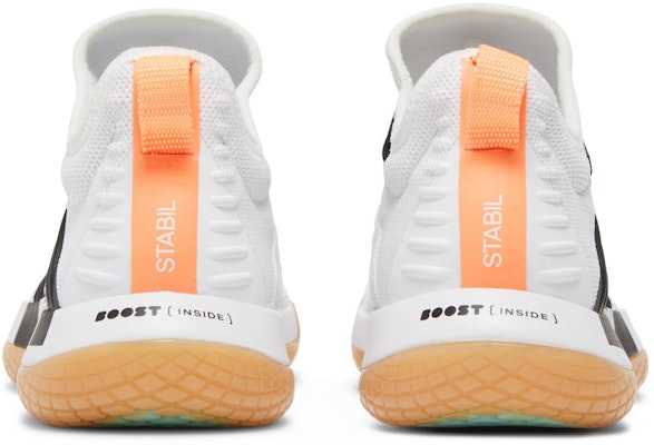 (女性)adidas Stabil Next Gen Primeblue 寬楦'白色橙光橡膠' HR0310 Details for (女性)adidas Stabil Next Gen Primeblue 寬楦'白色橙光橡膠' HR0310
