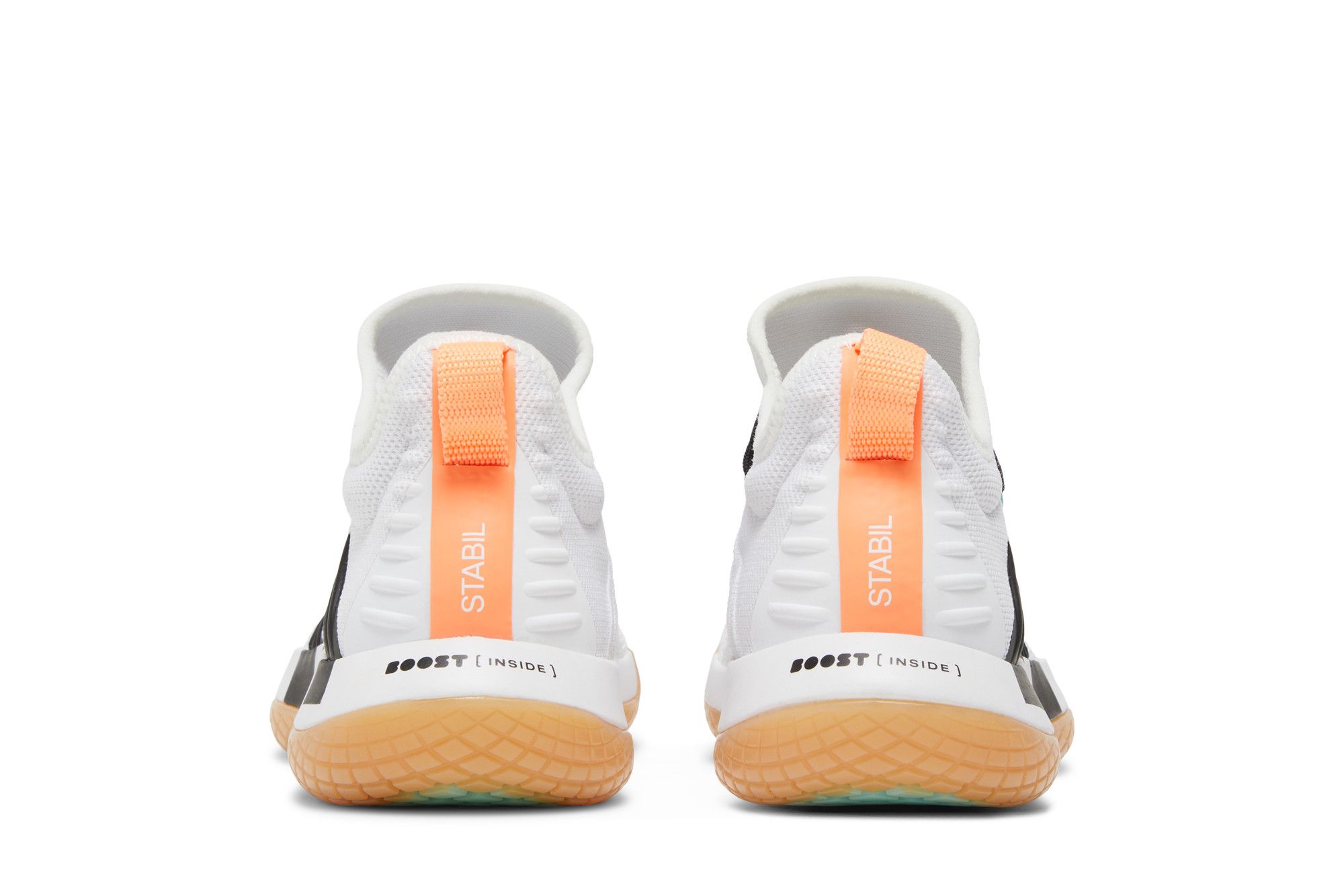 Details for （女性）adidas Stabil Next Gen Primeblue 寬楦'白色橙光橡膠' HR0310
