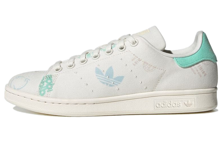 Buy (W) adidas Stan Smith 'Logo di Seluruhnya - Putih Hijau Muda' GY7981