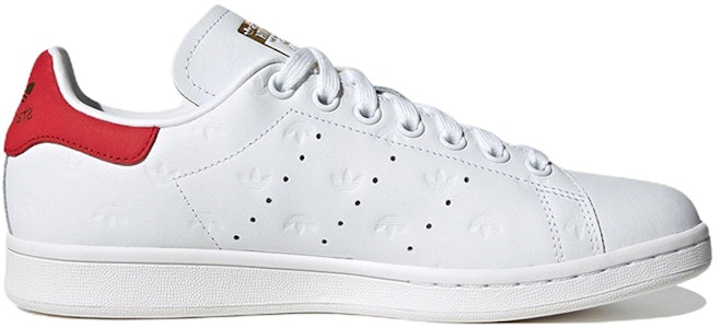 (女)adidas Stan Smith '滿版浮雕三葉草 - 白紅' FZ6370 Order (女)adidas Stan Smith '滿版浮雕三葉草 - 白紅' FZ6370