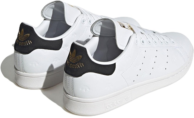 (Women) adidas Stan Smith 'Allover Debossed Trefoils - White Black' FZ6371 Shop (Women) adidas Stan Smith 'Allover Debossed Trefoils - White Black' FZ6371