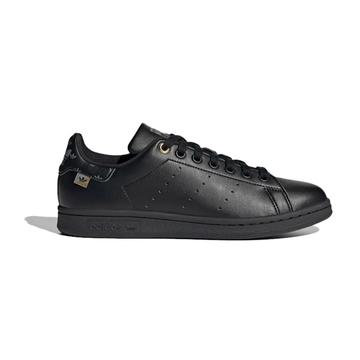 Adidas stan smith black and gold online
