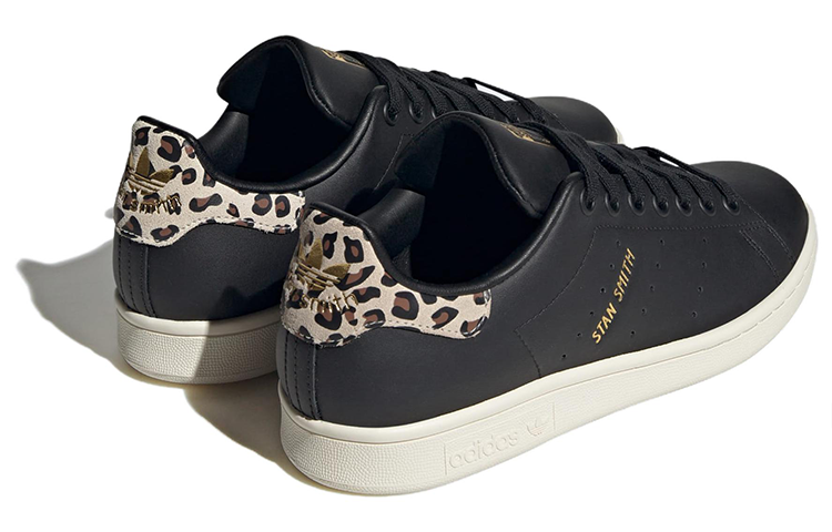 Shop （女款）adidas Stan Smith '黑色豹紋'  IE4633