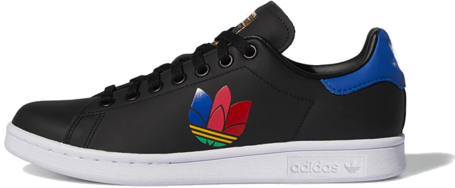 adidas-stan-smith-colorful-trefoil-black-wmns