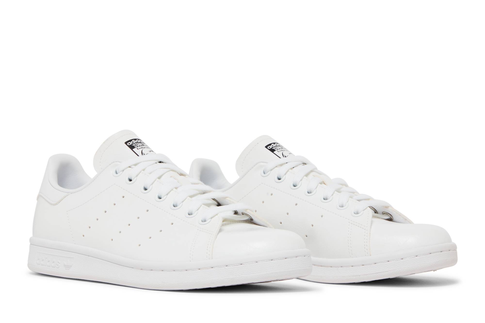 Cheap （女款）阿迪達斯史密斯 '裂紋皮革 白金' GY5907