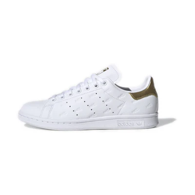(W) adidas Stan Smith 'Debossed Logos - White Metallic Gold'