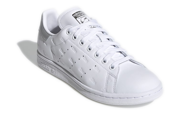 Order (W) adidas Stan Smith 'Logo Timbul - Putih Perak Metalik' EF6854