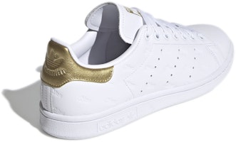 (W) adidas Stan Smith 'Logos Grabados - Blanco Oro Metálico' EF6853 Lookbook (W) adidas Stan Smith 'Logos Grabados - Blanco Oro Metálico' EF6853