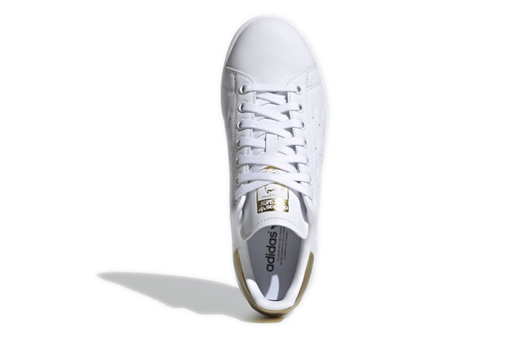 Shop (W) adidas Stan Smith 'Logos Grabados - Blanco Oro Metálico' EF6853
