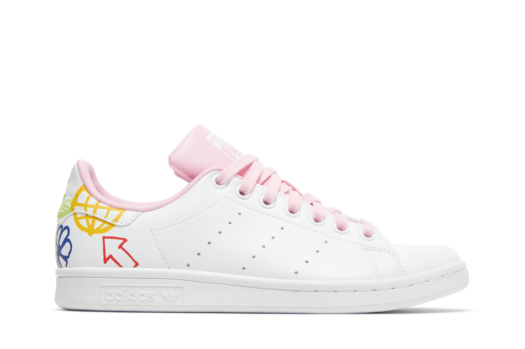 (Women) adidas Stan Smith 'Doodle - White Pink' FX5680