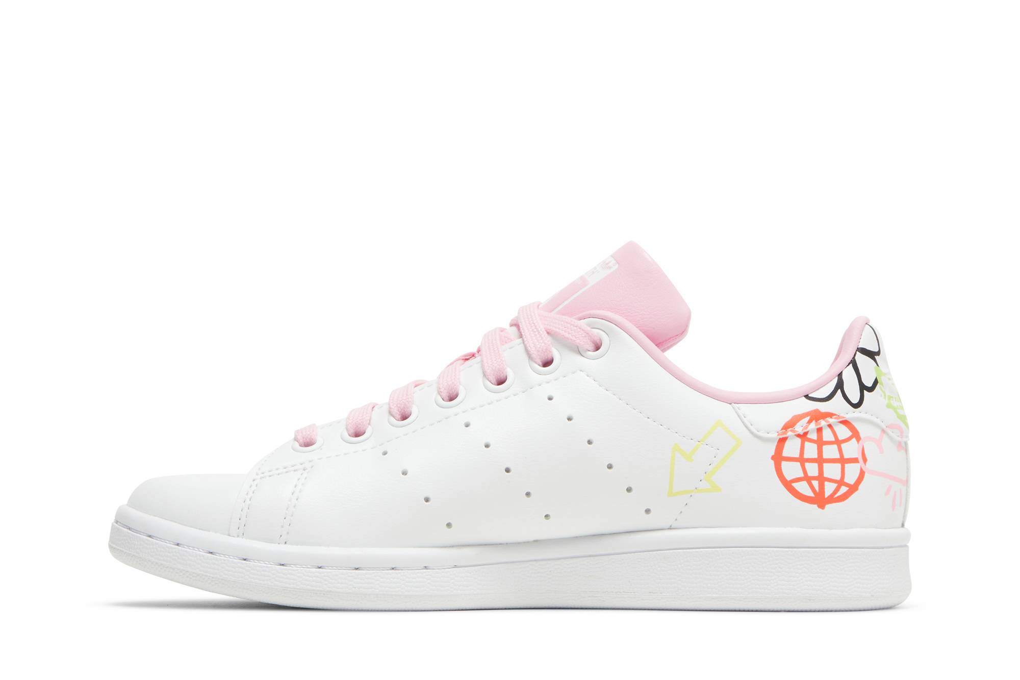 Lookbook (W) adidas Stan Smith 'Doodle - Putih Pink' FX5680