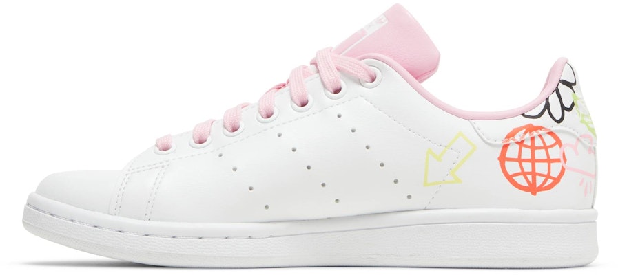 adidas originals Stan Smith 低幫 板鞋 女款 白粉黃色 Lookbook adidas originals Stan Smith 低幫 板鞋 女款 白粉黃色