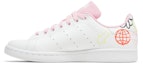 Lookbook adidas originals Stan Smith 低幫 板鞋 女款 白粉黃色